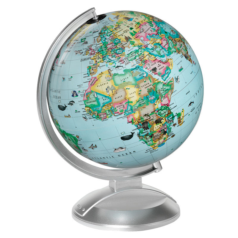 Globe 4 Kids-10"/25Cm Diameter Illuminated Globe With Augmented Reality (English)
