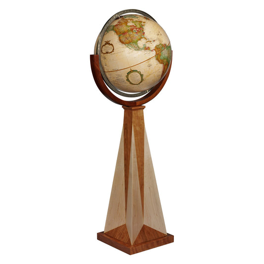 Globe terrestre Obélisque 16" - Collection Frank Lloyd Wright