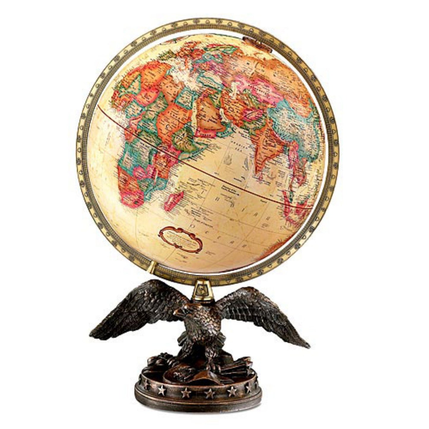 Replogle Freedom Antique Desktop Globe - 12-inch Raised Relief