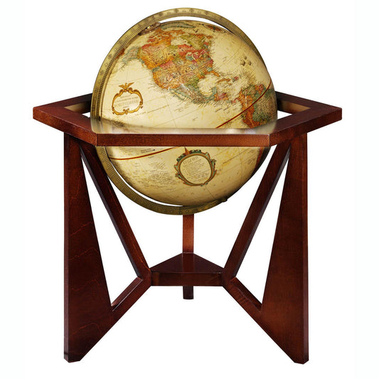 Frank Lloyd Wright Collection San Marcos Antique Tabletop Globe