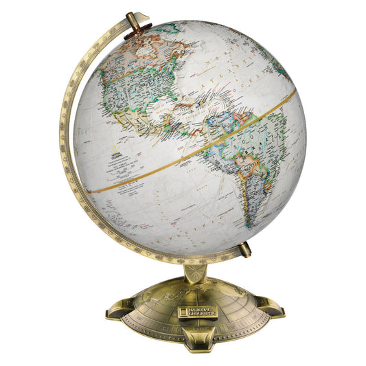 National Geographic Allamson 12" Antique Parchment Desk Globe