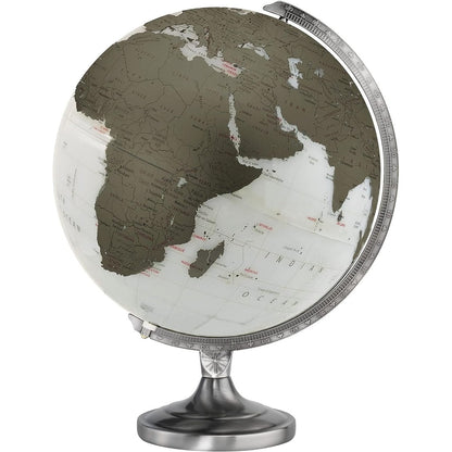 Globe lumineux de bureau blanc à couleurs changeantes Kristian de 30 cm