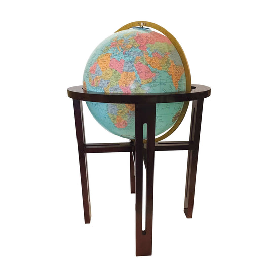 Naples 20" Illuminated Floor Globe