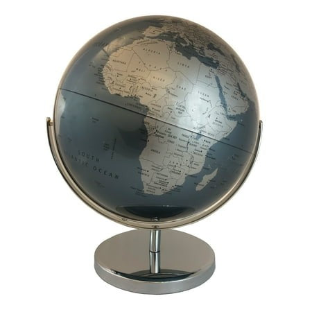 Madrid Blue 12-inch Desktop Globe - Modern Political World Map