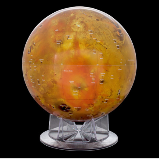 Io Globe by Astronomy Magazine Desk