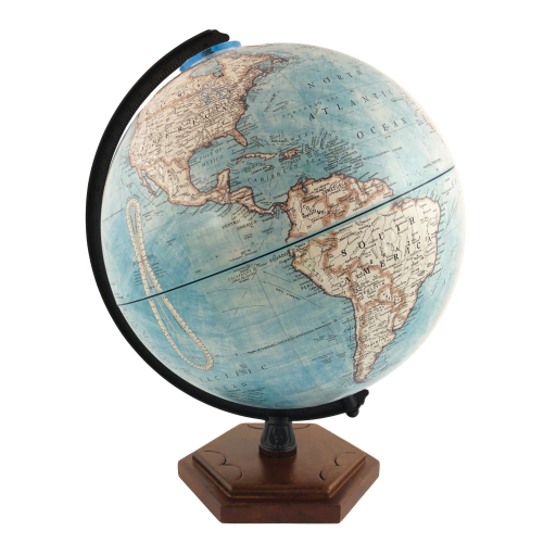 PALERMO Globe 9″ Raised Relief