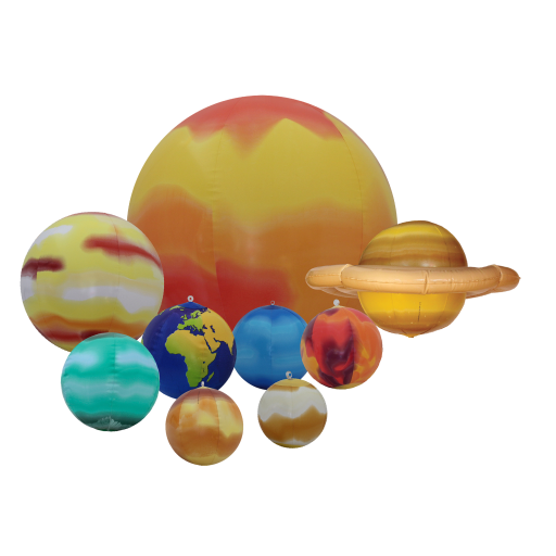 Inflate Solar System 8"/20Cm-28"/71Cm Diameter (English)