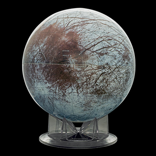 Astronomy Magazine EUROPA Globe Moon 30 Cm', Light Blue