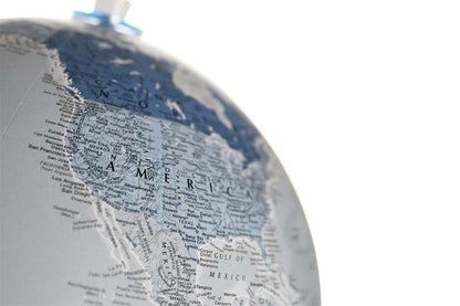 Berkner 12″ Blue Raised Relief Desk Designer Series