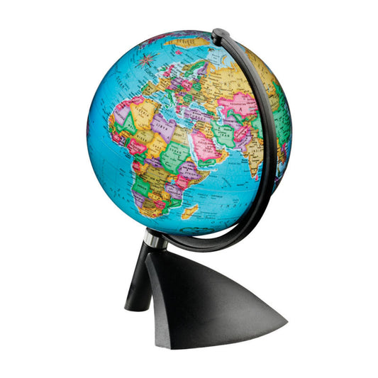 Terenne 6-Inch Illuminated Desktop Globe - Blue Ocean