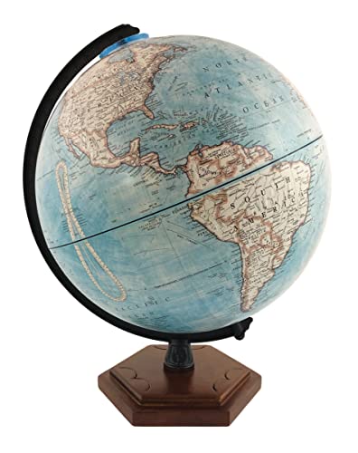 Replogle Palermo 9-inch Desktop Globe - Blue Ocean & Raised Relief