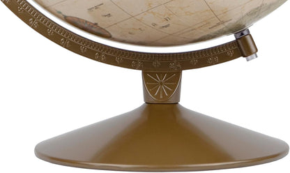 Replogle Franklin 12" Antique Ocean Desk Globe - Raised Relief