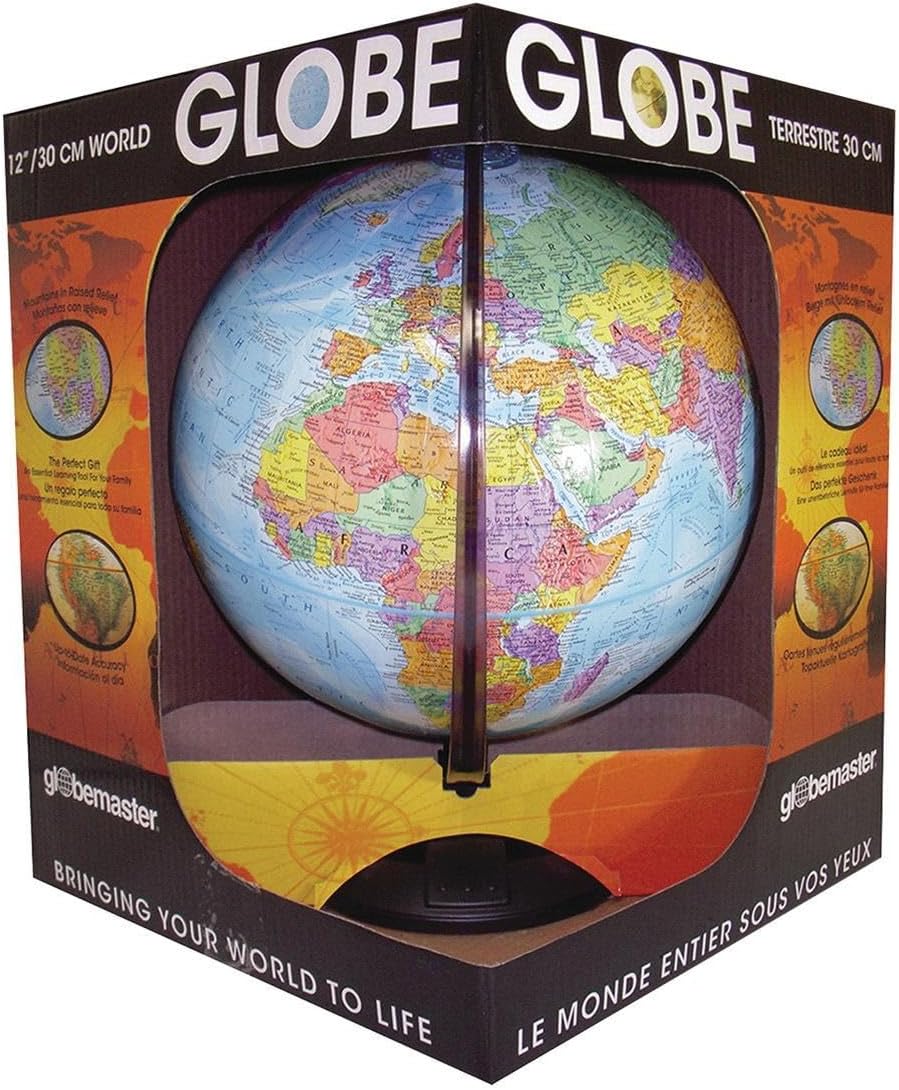 Traveler 12" Blue Ocean Desktop Globe - French Language Edition