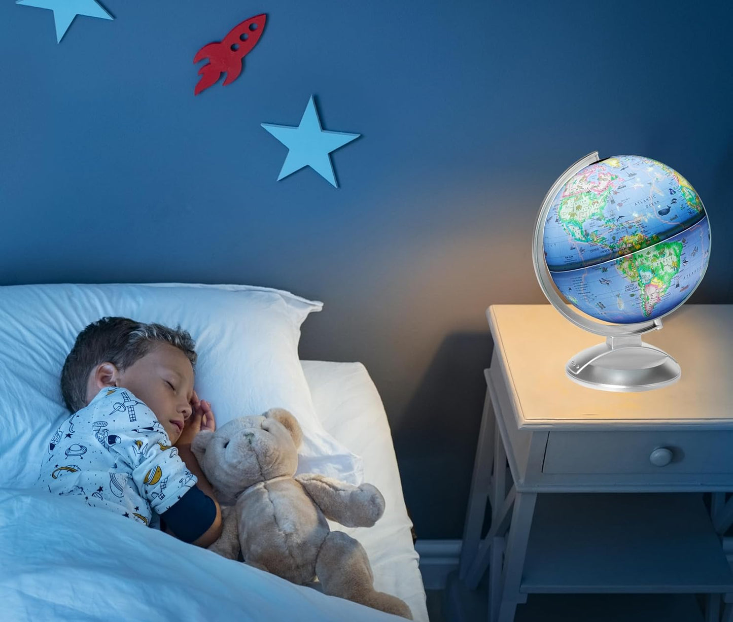 Globe 4 Kids 10" - French Language Illuminated Globe with Augmented Reality