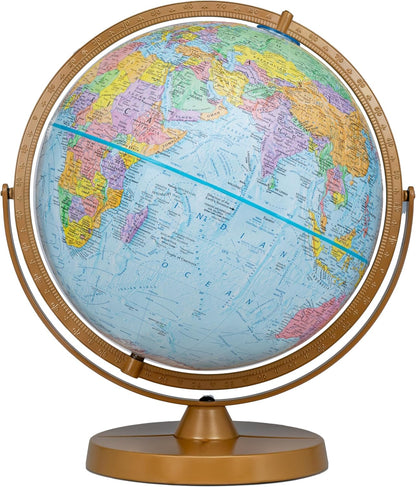 Globe terrestre Replogle Pioneer 12" en français avec méridien gyro-matique