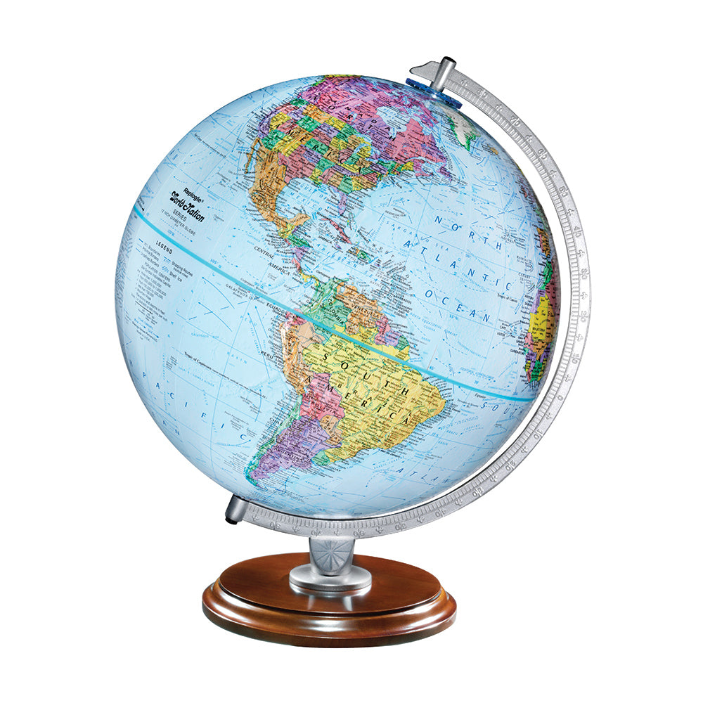 Replogle 12" Student Desktop Globe - Blue Ocean with Raised Relief