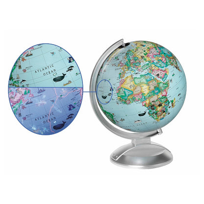 Globe 4 Kids 10" - French Language Illuminated Globe with Augmented Reality