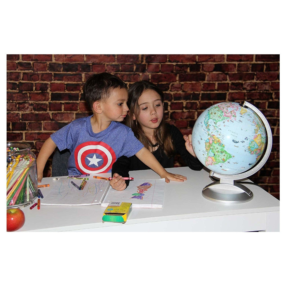 Globe 4 Kids 10" - French Language Illuminated Globe with Augmented Reality