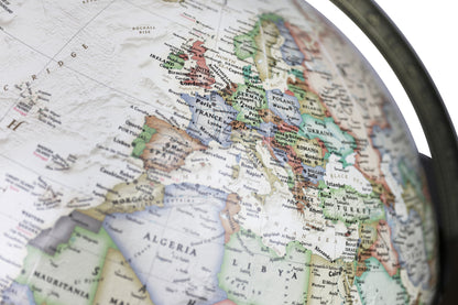 Globe terrestre ancien en relief Jameson 16" - Collection National Geographic
