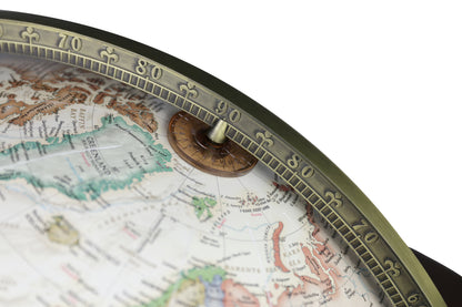 Globe terrestre ancien en relief Jameson 16" - Collection National Geographic