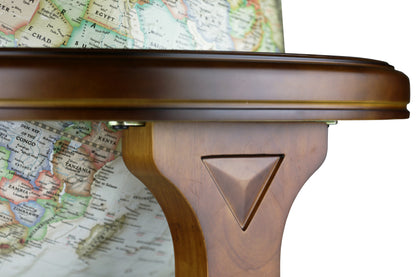 Globe terrestre ancien en relief Jameson 16" - Collection National Geographic