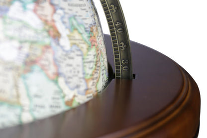Globe terrestre ancien en relief Jameson 16" - Collection National Geographic