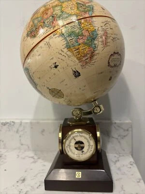 Replogle Weather Watch 9-inch Antique Raised Relief Desktop Globe with Weather Instruments